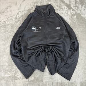 Stio Men's Gannett Peak Half Zip Fleece Pullover Medium Gray